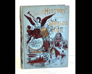 Lot 8881 History of the Worlds Fair Columbian Exposition 1893 Antique Collectible Book