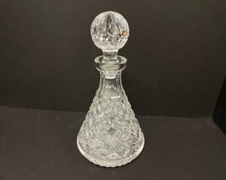 Lot 9076 Waterford Crystal Decanter w Stopper