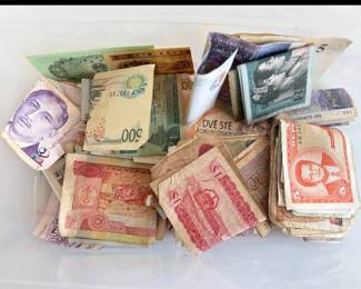 Lot 9024 Mixed Foreign Paper Currency Money