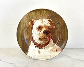 Lot 9062 Vintage Cauldon England Dog Portrait Plate