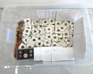 Lot 8932 US Coins Mostly 1940s70s