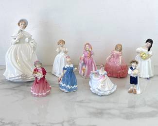 Lot 9036 Royal Doulton Porcelain Figurines