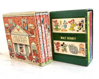 Lot 8880 Richard Scarry Walt Disney Collectible Childrens Books Hardcovers w Slipcases