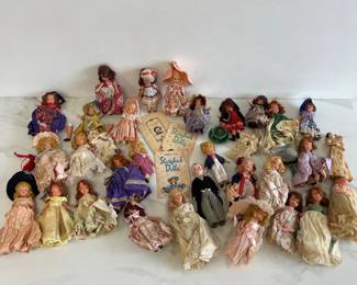 Lot 8810 Vintage Nancy Ann Storybook Bisque Dolls Toys More