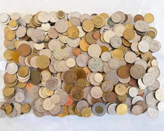 Lot 9025 Mixed Foreign Currency Coins