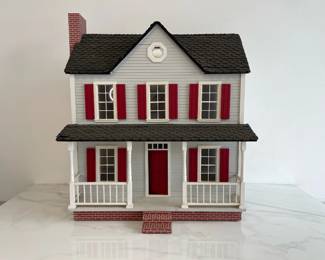 Lot 8985 Vintage Wooden Dollhouse 112 Scale