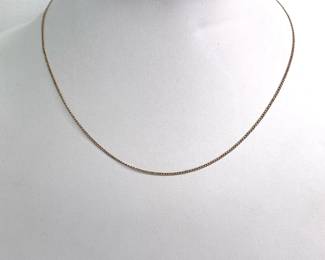 Lot 8520 12K Gold Chain Necklace Jewelry