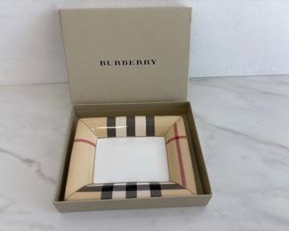 Lot 8862 Burberry Porcelain Trinket Dish Catchall Tray