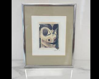 Lot 8916 John Hodgin Signed Totem Face Art