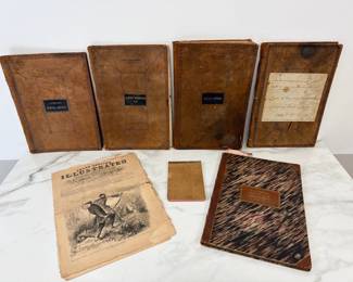 Lot 8753 Antique Ledger Books