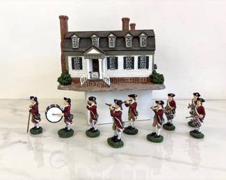 Lot 8733 Colonial Williamsburg Kings Arms Tavern Fife and Drum Corps Lang Wise Collectibles