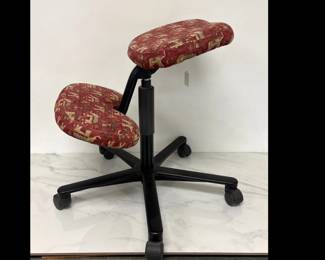 Lot 9131 HAG Kneeling Ergonomic Chair Adjustable Height on Casters