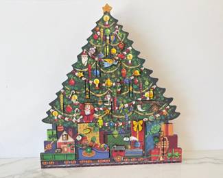 Lot 8870 Byers Choice Traditions Christmas Tree Advent Calendar