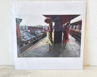 Lot 8972 Bruce Davidson Subway Platform New York City USA 1980 Color Print Art Photograph