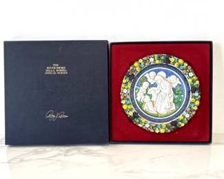 Lot 9028 Andrea Della Robbia Adoration Art Plate River Shora Della Robbia Series