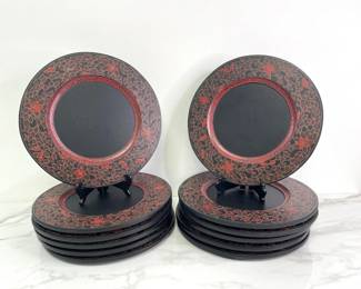 Lot 9121 Pier 1 Imports Wooden Chargers