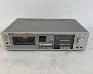 Lot 8692 Vintage Onkyo Stereo CassetteTape Deck
