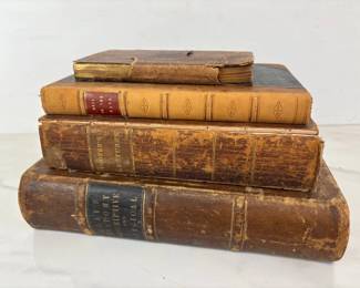 Lot 8892 Antique Leather Medical Books Grays Anatomy Bell on the Hand Coopers Lectures more