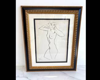 Lot 8728 Henri Matisse Femme Nue Lithograph with COA Global Fine Art Print