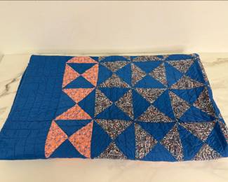 Lot 8813 Vintage Hand Stitched Quilt