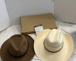 STETSON Cowboy Hat And Rack