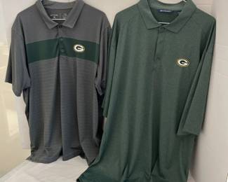 Cutter  Buck And Antigua Packers Shirts