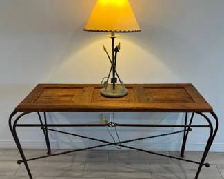 Rustic Table  Lamp