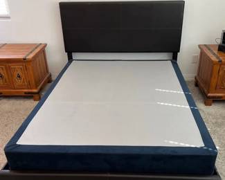 Bedframe With Headboard And Box Spring