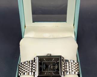 Rotary Tank Quartz Sub Seconds Watch, In Box