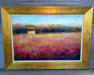Sparkling Field By Ken Hildrew Matted And Framed Art