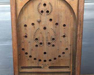 Vintage Tabletop Bagatelle Game Board