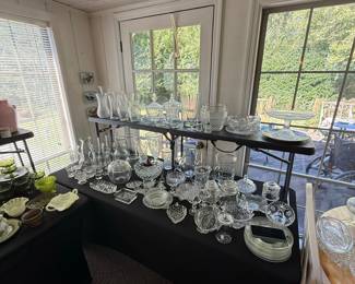 Collection of Assorted American Pattern Glassware