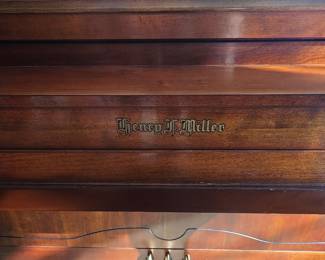 Henry F. Miller Console Piano