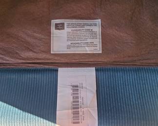 Vintage 1989 Tufted Swivel Rocking Armchair