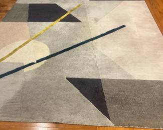 Mid Century MCY-2300 Hand-Tufted Modern Wool and Viscose Rug 145”x108”