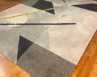 Mid Century MCY-2300 Hand-Tufted Modern Wool and Viscose Rug 145”x108”