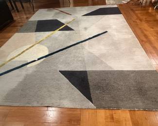 Mid Century MCY-2300 Hand-Tufted Modern Wool and Viscose Rug 145”x108”