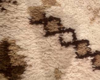 Moroccan Berber 100 % wool thick pile rug 9’ x 12’