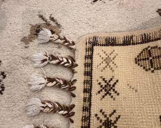 Moroccan Berber 100 % wool thick pile rug 9’ x 12’