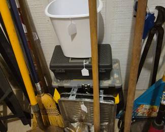 Yard tools and tool boxes