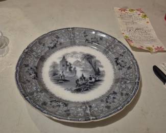 Foreign plate from WW II