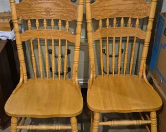 Oak Chairs to go with oak 