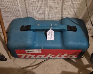 Makita sander in the case