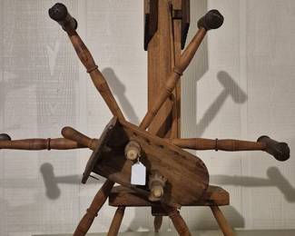 Antique wooden yarn winder