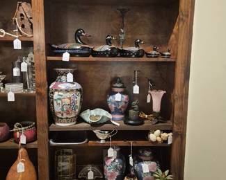 Chinese pottery and glassware