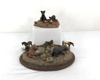 Michael Garman Base and Neil J. Rose Tabletop Sculpture