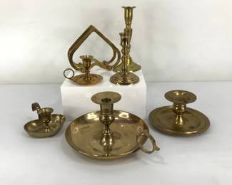 Brass Candlestick & More