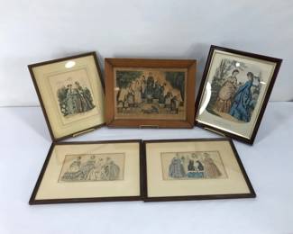 La Mode Illustree Fashion Print, Antique Lithograph & More