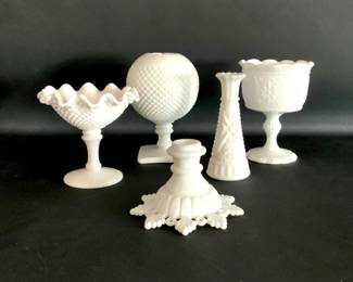 Westmoreland, Indiana Glass & Anchor Hocking Milk Glass