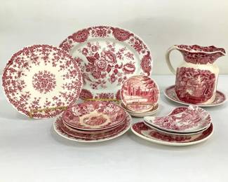 English Red Transferware